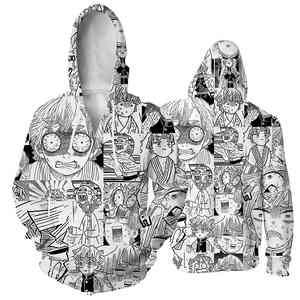 Pull à capuche zippé imprimé en 3D personnalisé Cardigan décontracté Cosplay Pull à capuche - Product Image 1