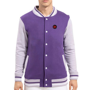 Private Label Men's Stand Collar Eco-Friendly High Quality Winter Letterman <b>Jacket</b> Cotton/Wool Available in Bulk Quantity - Product Image 1