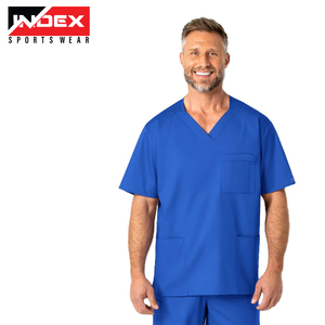 Venta al por mayor con logotipo personalizado Hospital Scrubs médico belleza enfermera uniforme mujeres hombres Scrubs uniformes Tops con logotipo personalizado - Product Image 4