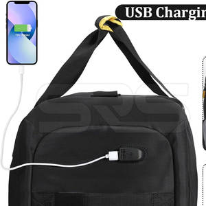 Bolsas de lona de viaje de diseño personalizado al por mayor bolsas de lona de viaje de color sólido de la mejor calidad - Product Image 5