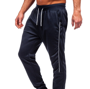 Pantalon de survêtement décontracté pour homme, coupe droite, léger, en toile respirante à séchage rapide, avec poches personnalisées, de haute qualité - Product Image 1