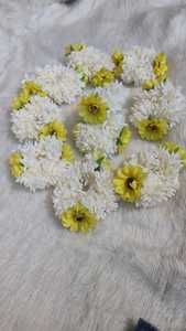 Gajra Scrunchie Hair Band Sangeet Mehndi Ramadan Favor Return Gifts Mayoon Indian Bracelet Ganey Ganaas Regalos de dama de honor - Product Image 4