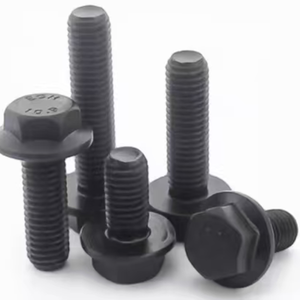 Kit di bulloni flangiati in ossido nero, soluzione di fissaggio all-in-one, set di bulloni e dadi dentati per lavori di costruzione in acciaio multiuso - Product Image 5