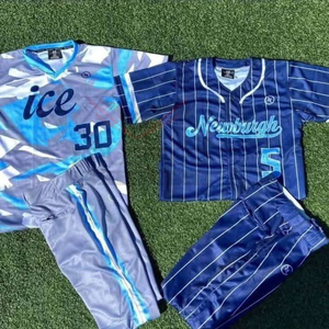 ชุดเครื่องแบบเบสบอลระบายอากาศได้ดีพิมพ์ลายแบบใหม่ - Product Image 3