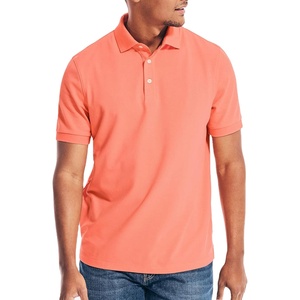 Polos personalizados para hombre 100% algodón transpirable manga corta a medida logotipo bordado Diseño personalizado proveedor OEM - Product Image 1