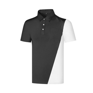 Camiseta de Golf transpirable de verano para hombre de talla grande personalizada para Polo, camiseta de uniforme estampada bordada, tela de punto transpirable - Product Image 6