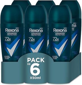 สเปรย์ระงับกลิ่นกายสมุนไพรโคบอลต์สำหรับทุกเพศ สูตรแห้ง ป้องกันเหงื่อ ผิวสัมผัสนุ่มนวล ปกป้องขั้นสูง 72 ชั่วโมง 6x50 มล. ดีไซน์หรูหรา - Product Image 2