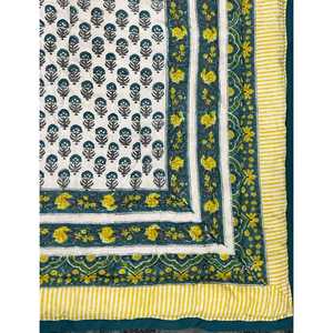 Colcha Doble de Algodón con Estampado Artesanal, Colcha Tradicional Kantha para el Hogar, Diseño de Patchwork Hecho a Mano para Verano e Invierno, para Bebés - Product Image 3