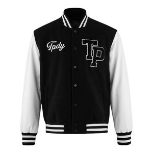 Chaqueta Bomber Universitaria Personalizada de Alta Calidad con Letras Bordadas, Chaqueta Varsity de Baloncesto Personalizada para Hombre - Product Image 1