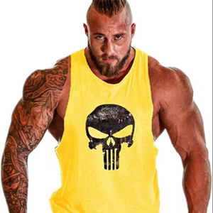 Camiseta sin Mangas de Verano Estilo Casual 2024, Fabricación OEM, 100% Algodón, 120g, Tejido Grueso, Estilo Urbano Holgado, Transpirable - Product Image 1