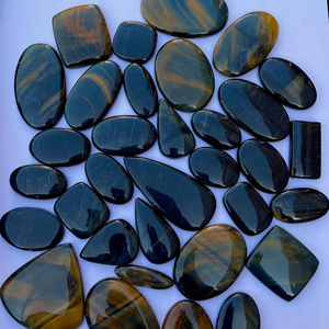 High Quality Handmade Natural Multi Tiger <b>Eye</b> Cabochon Gemstones Polished Loose for Jewelry and <b>Crafting</b> - Product Image 1