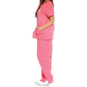Uniformes de gommage d'hôpital unisexe pour infirmière médicale Uniformes médicaux d'été à la mode Ensembles de gommage pour femmes Médecins d'hôpital - Product Image 2