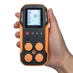 Analisador de gás portátil 4 em 1 O2 CO H2S CH4 Detecção de gás | Display digital, à prova de explosão, monitor de segurança industrial - Product Image 1