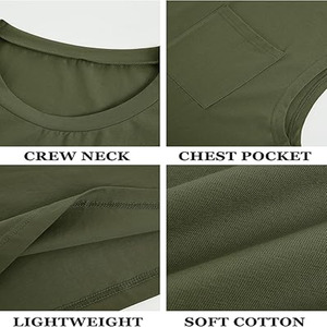 เสื้อกล้ามผู้ชายผ้าฝ้ายพรีเมี่ยมเสื้อฟิตเนสไซส์ใหญ่พิเศษ - Product Image 4