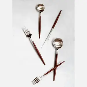 Juego de Cubiertos de acabado negro Premium con diseño atrevido perfecto para cocinas de moda y restaurantes de lujo - Product Image 5