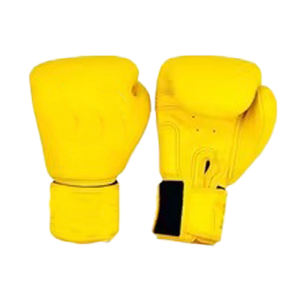 Gants de boxe pour le kick-boxing et le muay-thaï, gants d'entraînement professionnels avec fermeture à boucle et crochet, % cuir véritable - Product Image 1