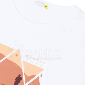 Camiseta de algodón con estampado de secado rápido más vendida para hombre, ropa informal estampada de corte holgado a la venta - Product Image 6