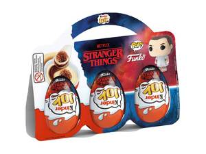 Huevos de Chocolate Kinder Joy, Edición Especial Stranger Things, Paquete de 3 con Juguetes Sorpresa Ocultos, Venta al por Mayor, Set de Regalo de Snacks, Oferta Premium - Product Image 2