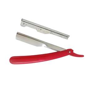 Navajas de Afeitar Rectas de Barbería con Logotipo Personalizado al Mejor Precio, Navaja de Salón con Mango de Acero Clásico, Afeitadora Manual de Seguridad, Empaque Ecológico - Product Image 2