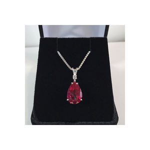 Magnifique pendentif en argent sterling 925 avec grenat rouge fait à la main, à vendre au meilleur prix - Product Image 5