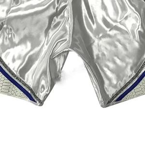 กางเกงมวยไทยผู้ชายสั่งทำพิเศษ พิมพ์ลายแบบซับลิเมชั่น ระบายอากาศได้ดี กันน้ำ กันยับ เย็บอย่างดี ชุดกีฬาแบบสั่งทำส่วนตัว - Product Image 3