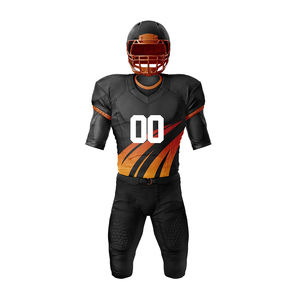 Ensemble maillot et pantalon de football américain sur mesure Kit d'uniformes de football américain 100% polyester de haute qualité - Product Image 1
