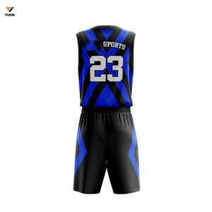 Maillots de basket-ball américains Ensemble complet d'uniformes d'entraînement sportif Ensembles d'uniformes de basket-ball Vêtements de basket-ball en gros - Product Image 6