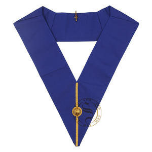 Collier de régalia maçonnique personnalisé pour occasions spéciales Collier de régalia personnalisé pour robes et uniformes - Product Image 5