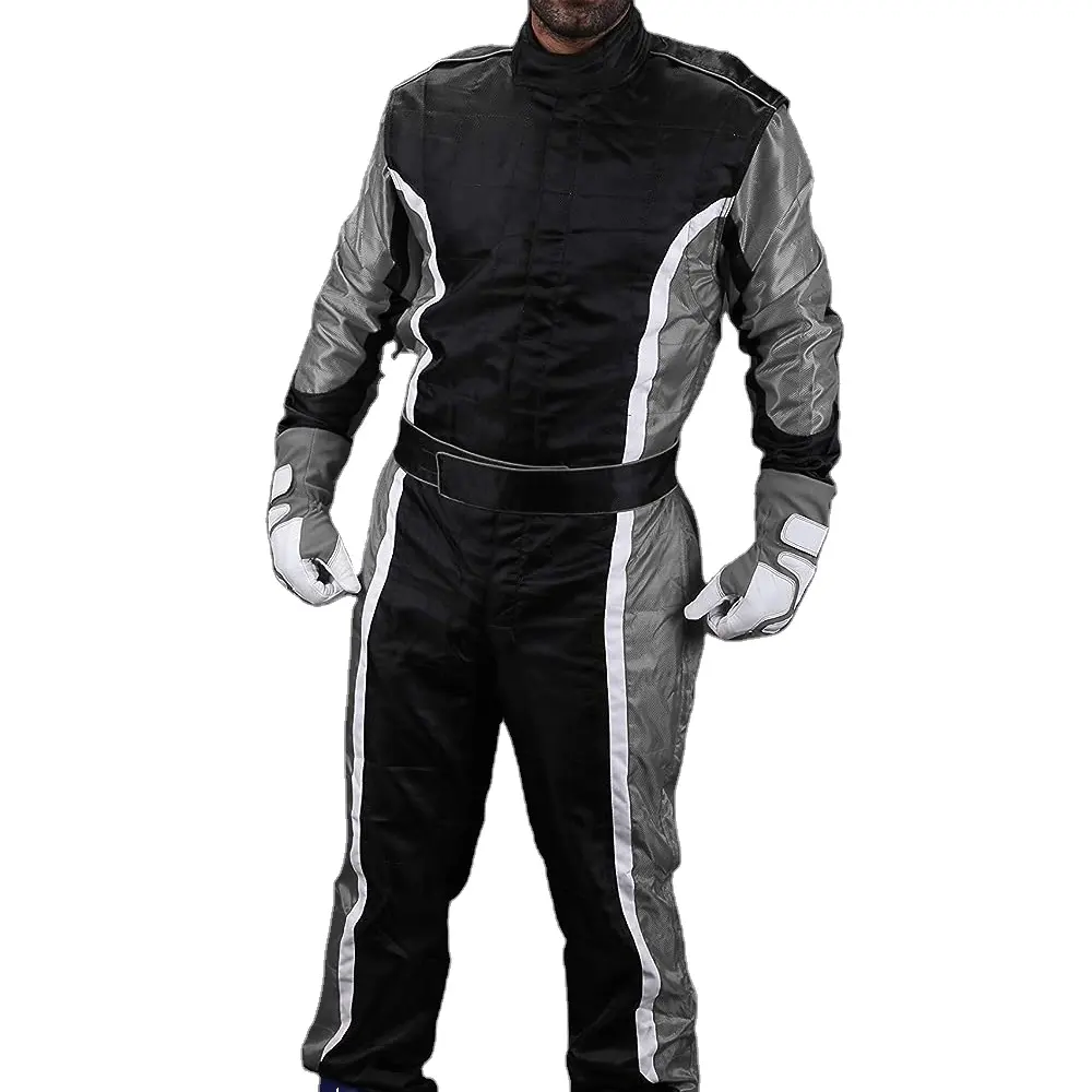 Carreras profesionales Go Kart uniformes adultos ventas al por mayor logotipo bordado go karting trajes de carreras