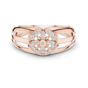 0.218 CT Lab-Grown Diamond Womens <b>Ring</b> VVS-VS EF Clarity 18KT, 14KT, 10KT Gold & 925 <b>Silver</b> Rose, Yellow, White Gold & - Product Image 3