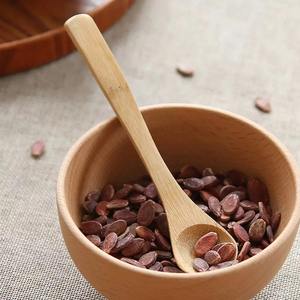 Ensemble de cuillères en bambou mignon pour la vaisselle meilleur choix cadeaux pour la maison cuillères de service naturelles de qualité supérieure - Product Image 2