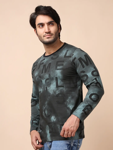 Camiseta de cuello de manga larga de algodón 100% de primera calidad, negra, elegante, cómoda, duradera, ecológica, transpirable, armario de secado rápido - Product Image 5