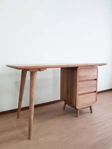 Di alta qualità moderna in legno di <span class=keywords><strong>Teak</strong></span> solido non finito scrivania da ufficio con cassetti per la casa ufficio mobili Executive scrivania da Indonesia