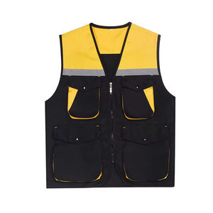 Chaleco de Trabajo de Verano Personalizado para Construcción, Alta Visibilidad, Reflectante, Sin Mangas, Unisex, de Poliéster - Product Image 4