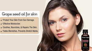 น้ำมันเมล็ดองุ่นบริสุทธิ์สกัดเย็นพร้อมสารต้านอนุมูลอิสระสำหรับให้ความชุ่มชื่นแก่ผิวและเส้นผมปรับแต่งโลโก้ได้ - Product Image 4