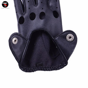 Matériau en cuir de haute qualité, impression de Logo personnalisé, nouveau Design, gants de conduite confortables et lavables - Product Image 4