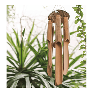 Carillons éoliens en bambou, morceaux de bambou naturel conçus pour des ornements sonores décoratifs et une utilisation en extérieur, Vietnam - Product Image 6