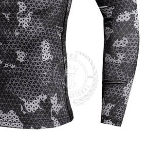 Camisetas de Compresión de Punto para Hombre, Ligeras, de Corte Regular, Color Sólido, de Alta Calidad, Ecológicas, de Secado Rápido y Transpirables - Product Image 6