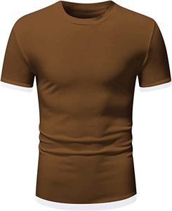 Polo homme à manches courtes, col contrastant, épaules tombantes, nouveau design OEM, respirant, séchage rapide, polo décontracté pour homme, golf. - Product Image 5