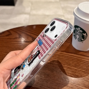 New Arrival Services Design Transparent Blue Flower Magnetic Sublimation Blank PMMA for Phone Case Magnetic <b>Ring</b> Holder - Product Image 5