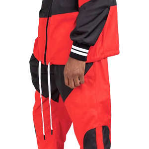 Survêtement coupe-vent en nylon zippé deux pièces de haute qualité pour hommes costume coupe-vent élégant à la mode - Product Image 5