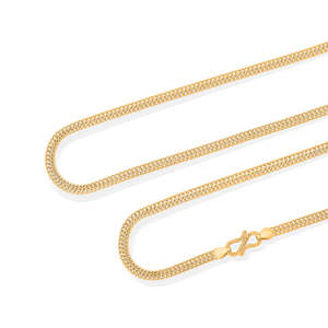 Collier chaîne religieux plaqué or 18 carats avec perles et diamants, classique, unisexe, cadeau de mariage - Product Image 4