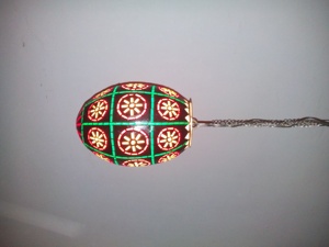 Lámpara de Mesa/Colgante B127R de Estilo Africano con Mosaico de Cristal Amarillo, Alimentación CA - Product Image 5