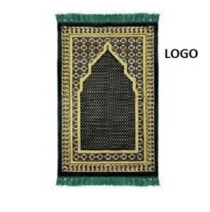 การออกแบบที่กําหนดเองเสื่อสวดมนต์คุณภาพดีพรมมุสลิมนุ่มพิเศษแบบพกพาพิมพ์พรมหนา Jai Namaz ขายส่ง - Product Image 2
