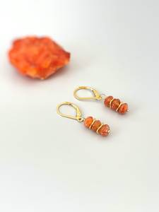 Nouvelle conception de très haute qualité belle pierre de soleil pierre précieuse boucle d'oreille en argent sterling 925 pour femmes à un prix abordable - Product Image 2