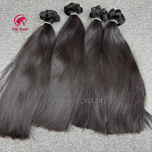 Paquete de cabello crudo Natural recto 100% Extensiones de cabello humano vietnamita de un solo donante Extremos completos color natural 1b - Product Image 5