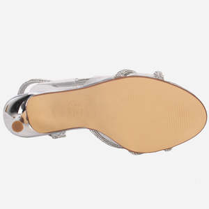 Sandales de mariage pour femmes Unze London, décorées de cristaux BIEL - Product Image 5