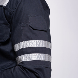 Overoles de seguridad mecánica de alta resistencia, algodón, poliéster, protección de nivel anticalor, costuras soldadas, OEM, personalizable, venta al por mayor - Product Image 2