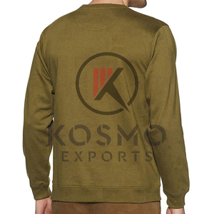 เสื้อสเวตเชิ้ตคอกลมผู้ชายขายดี คุณภาพสูง รับสกรีนโลโก้ MOQ ต่ำ สีพื้น สไตล์ลำลองใส่สบายสำหรับฤดูหนาว ผ้าฝ้าย 100% - Product Image 2