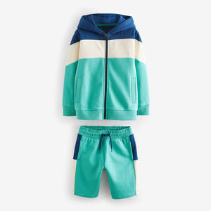 Pull-over à capuche et pantalon de survêtement 2 pièces pour garçons personnalisés Vêtements pour enfants Ensembles de jogging et survêtements athlétiques - Product Image 1